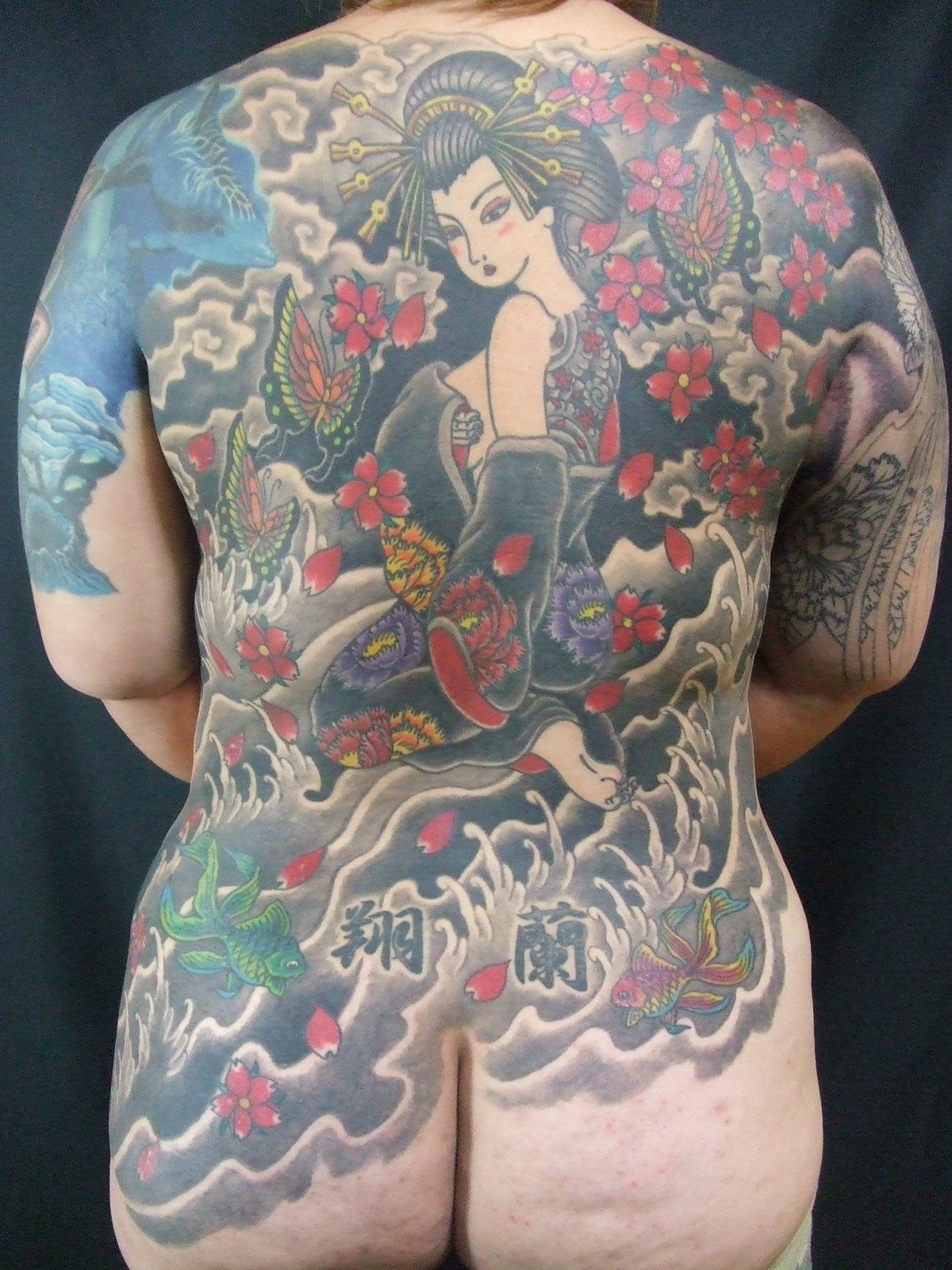 新作おいらん カバーアップ D M Tattoo 航海日誌 F I